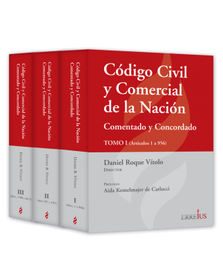 CDIGO CIVIL Y COMERCIAL DE LA NACIN - COMENTADO Y CONCORDADO - 3 TOMOS - EDICIN RUSTICA